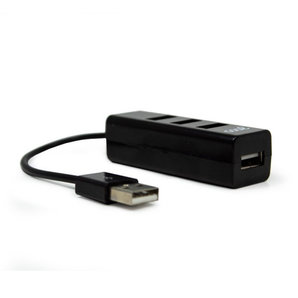 Hub USB 2.0 Universal COOL 4 portas USB pretas M 3