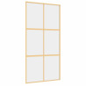 Porta deslizante 102.5x205 cm vidro ESG/alumínio dourado 2