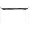 Pérgola con cubierta retráctil gris antracita 395x292x230 cm 3
