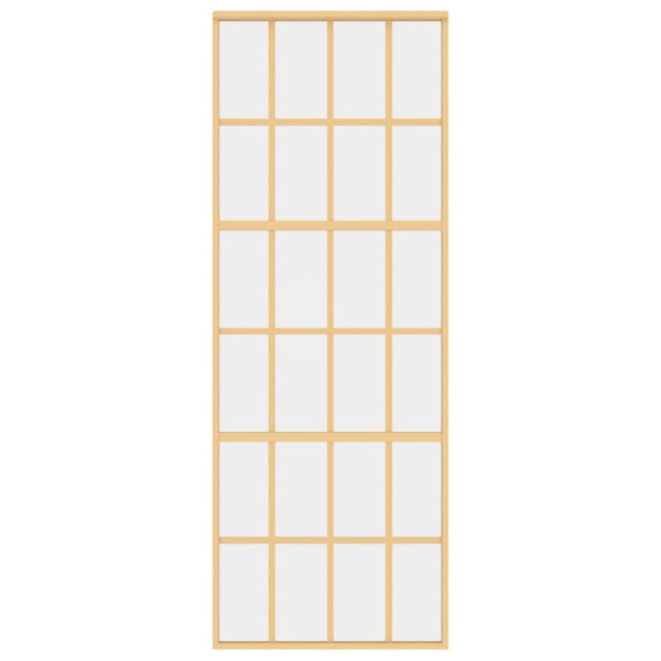 Porta deslizante 76x205 cm vidro ESG/alumínio dourado M 4