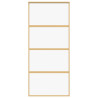 Porta deslizante 90x205 cm vidro ESG/alumínio dourado 4