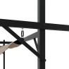 Pérgola con cubierta retráctil gris taupe 295x292x230 cm 5