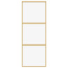 Porta deslizante 76x205 cm vidro ESG/alumínio dourado 4