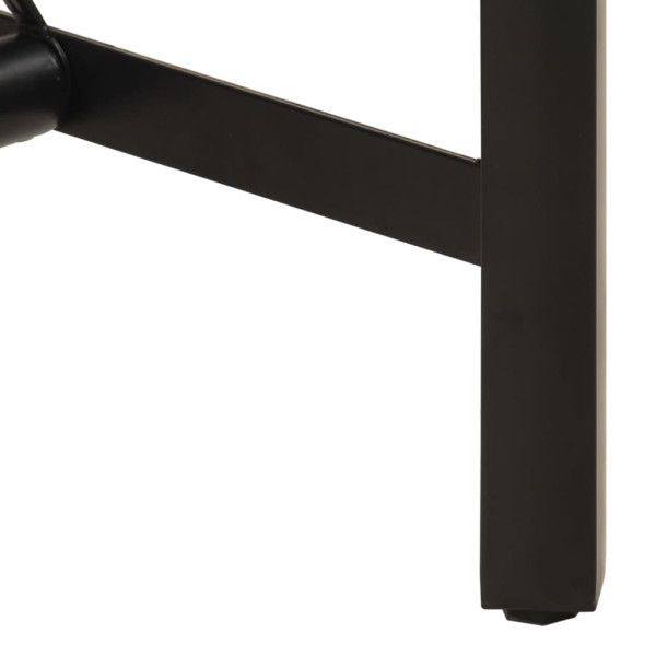 Mesa de bar 180x70x107 cm madeira de acácia maciça e ferro M 5