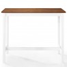 Mesa de bar madera maciza 108x60x91 cm 2
