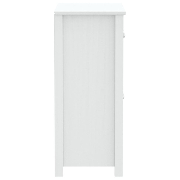 Móvel de casa de banho BERG 69.5x34x80 cm pinho maciço branco M 5