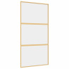 Porta deslizante 102.5x205 cm vidro ESG/alumínio dourado 2