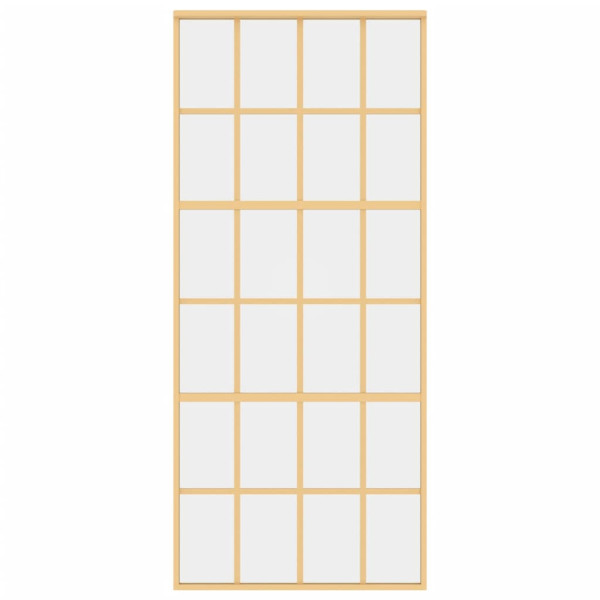 Porta deslizante 90x205 cm vidro ESG/alumínio dourado M 4