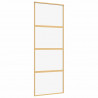 Porta deslizante 76x205 cm vidro ESG/alumínio dourado 2