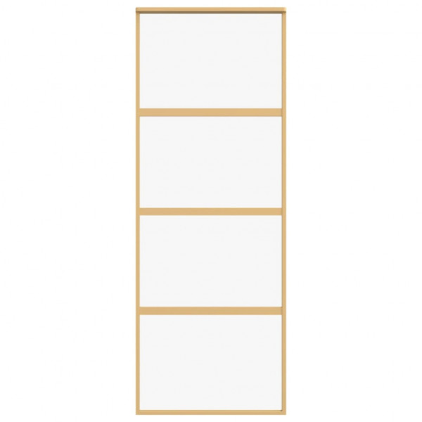 Porta deslizante 76x205 cm vidro ESG/alumínio dourado M 4