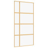 Porta deslizante 102.5x205 cm vidro ESG/alumínio dourado 2
