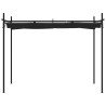 Pérgola com toldo retrátil 295x292x230 cm cor antracite 3