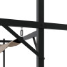 Pérgola con cubierta retráctil gris taupe 589x292x230 cm 5