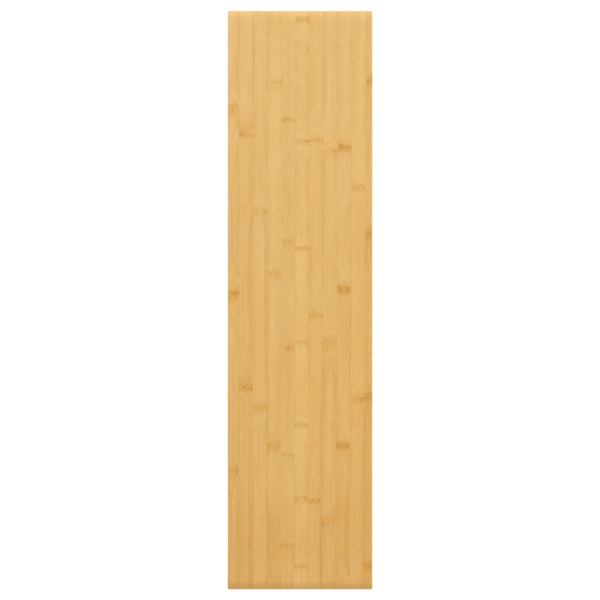 Estante de pared de bambú 80x20x1.5 cm M 2