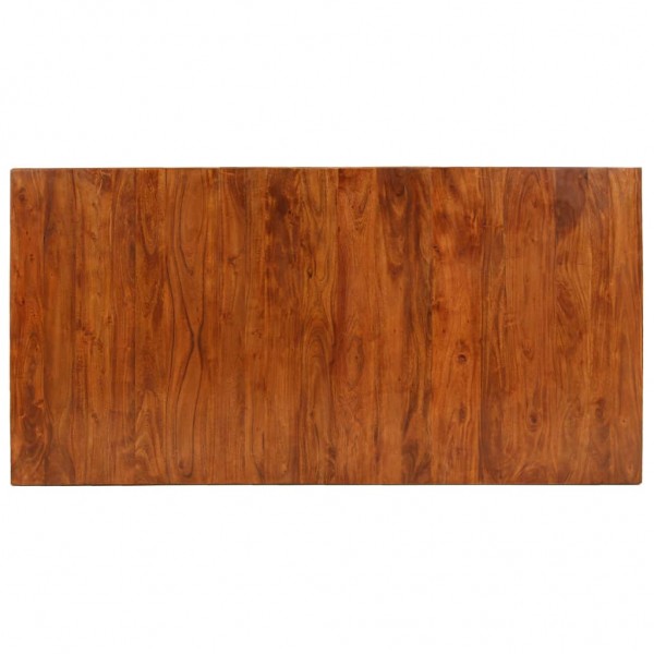 Mesa de comedor madera maciza acabado de sheesham 180x90x76 cm M 3