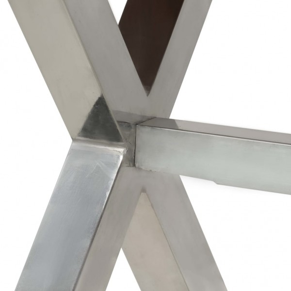 Mesa de comedor madera maciza acabado de sheesham 180x90x76 cm M 5