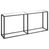 Mesa consola vidrio templado transparente 180x35x75.5 cm 2