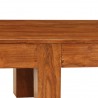 Mesa de madeira maciza acacia terminou mel 100x50x30 cm 5