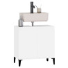 Armario para lavabo madera contrachapada blanco 58x33x60 cm 4
