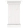 Suporte de vasos 40x40x60 cm madeira de pinho maciça branco 5