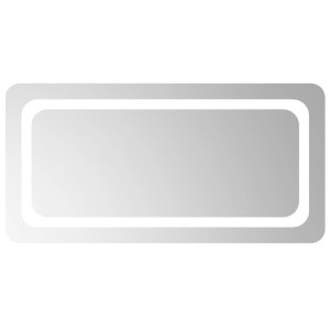 Espelho de banheiro com LED 80x40 cm H