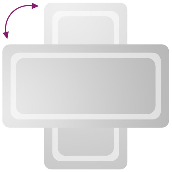 Espelho de banheiro com LED 40x80 cm M 4