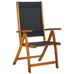7 pcs conjunto de jantar de exterior madeira acácia maciça H