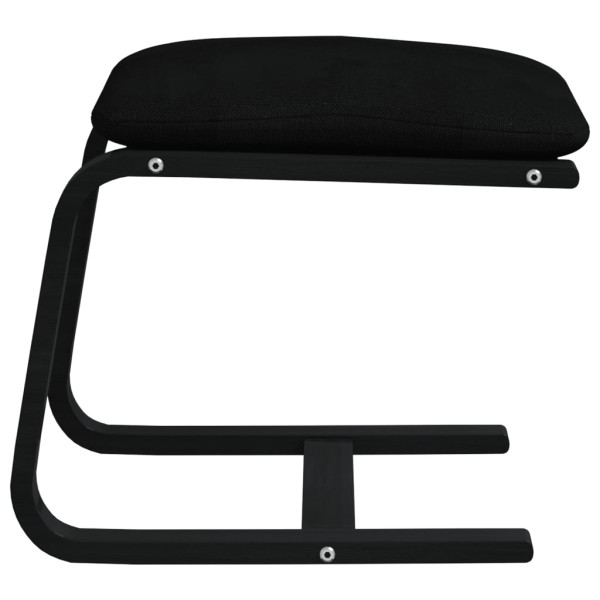 Reposapiés de tela negro 51x41x40 cm M 5