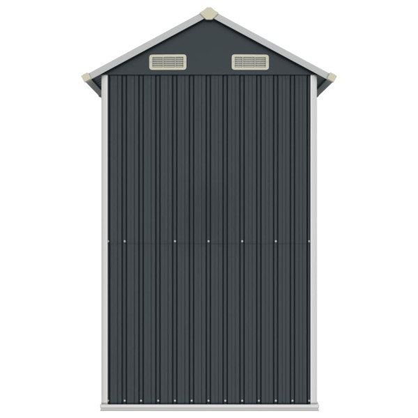 Abrigo de jardim 192x152.5x237 cm aço galvanizado antracite M 5