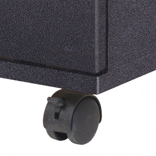 Mueble de cajones negro 33x45x60 cm M 4