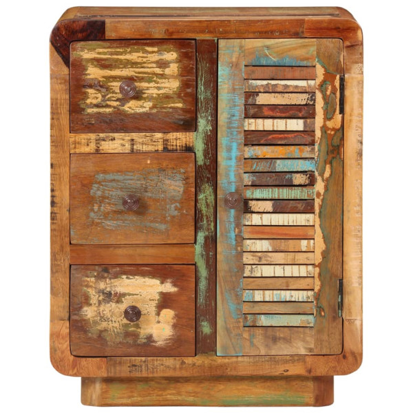 Aparador com 3 gavetas 55x30x70 cm madeira recuperada maciça M 2