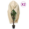 Coberturas para plantas com fecho 2 pcs 70 g/m² 3.93x3.5 m 1