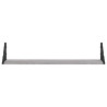 Estantes pared 2 uds madera ingeniería gris Sonoma 80x15x15.5cm 5
