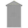 Abrigo de jardim 192x152.5x237 cm aço galvanizado cinza-claro 5