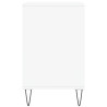 Mueble zapatero madera contrachapada blanco brillo 102x36x60 cm 5