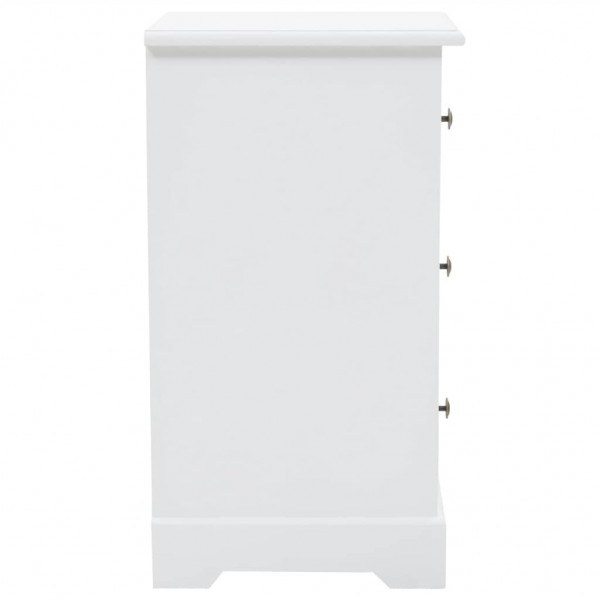 Mesita de noche MDF y madera de pino 35x32x59 cm M 3