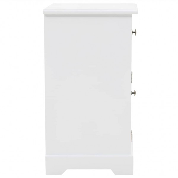 Mesita de noche MDF y madera de pino 35x32x59 cm M 3