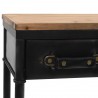 Mesa consola em MDF e madeira de abeto 100x33.5x80 cm 5