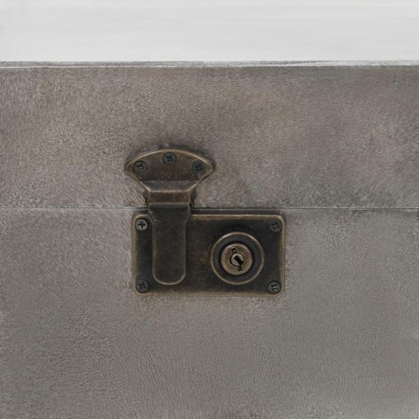 Mesa de centro de MDF y aluminio 102x51x47.5 cm M 3