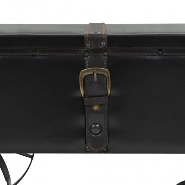 Mesa de centro em MDF e madeira de abeto 110x55x43 cm M 4