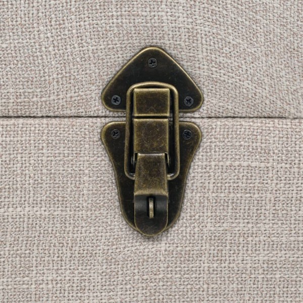 Banco de almacenamiento madera maciza y acero 111x34x37 cm M 2