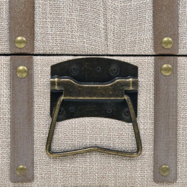 Banco de arrumação madeira maciça e aço 111x34x37 cm M 3