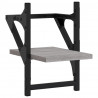 Estantes de pared con barras 2 uds gris Sonoma 20x25x30 cm 4