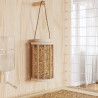 Comedero de heno para conejos madera maciza abeto Ø15x25.5 cm 5