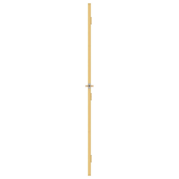 Puerta interior dorada vidrio templado aluminio 102.5x201.5 cm M 4