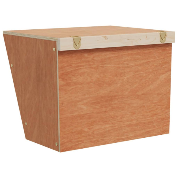 Comedouro para coelhos 25x18.5x20.5 cm madeira de abeto maciça M 5