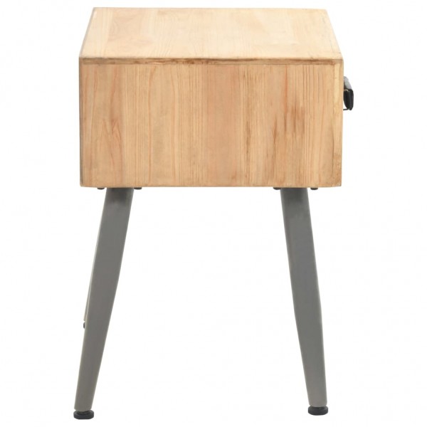 Mesita de noche de madera maciza de abeto 43x38x50 cm M 5