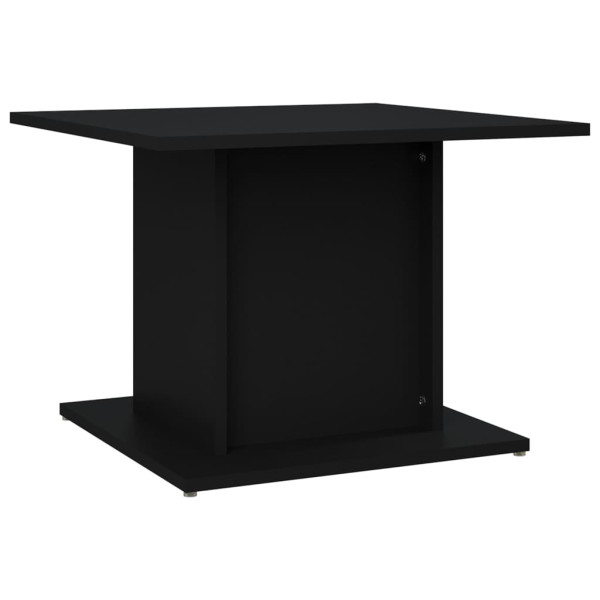 Mesa de centro madera contrachapada negro 55.5x55.5x40 cm M 2