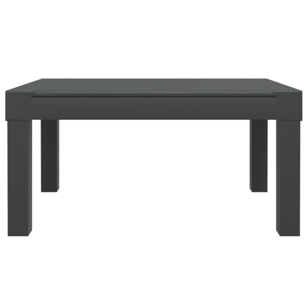 Tumbona con cojines PP gris antracita M 4