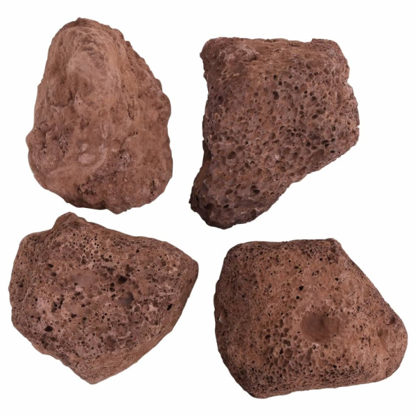 Rocas volcánicas rojas 10 kg 10-30 cm M 3